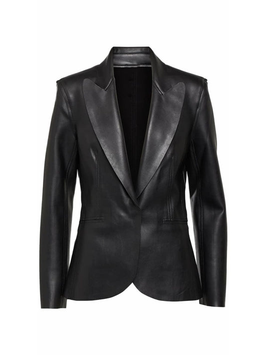 Allure Everyday Leather Blazer for Women - Leatherkin