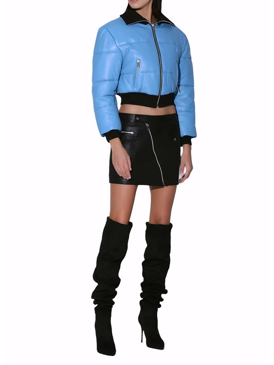 Amethyst Satin Luxe Jacket - Leatherkin