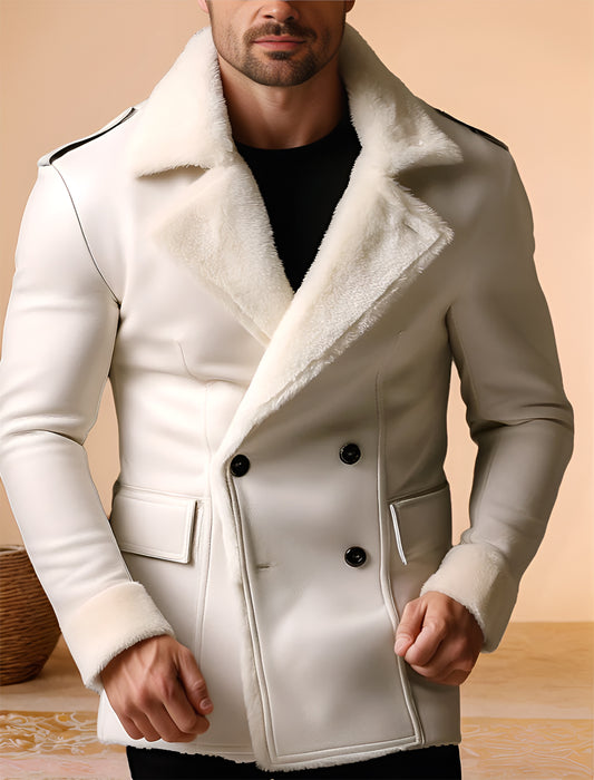 Aryn Bloom Mens Pure Leather Coat