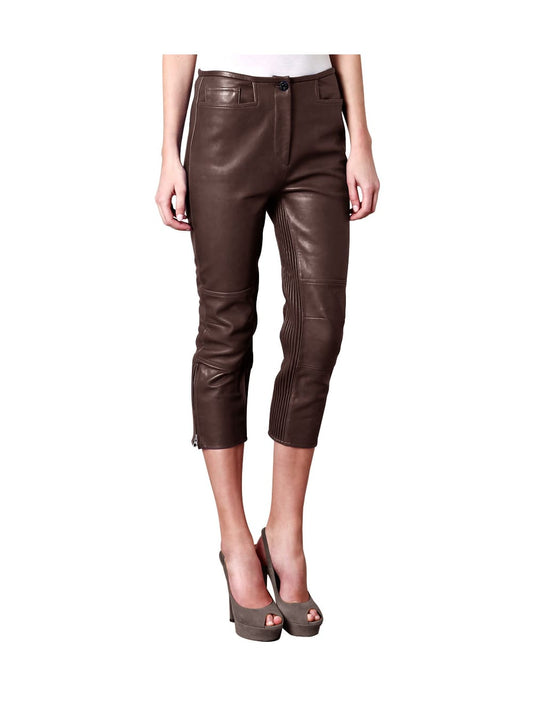 Capri en cuir Athleisure Rise pour femme