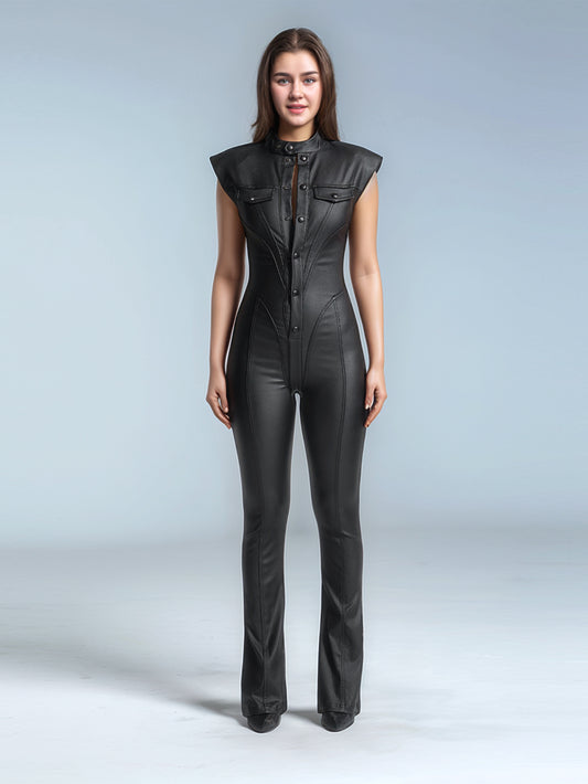 Combinaison en cuir Aurora Genesis pour femme