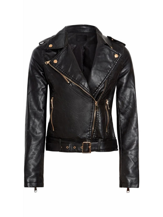 Bold Appeal Leather Moto Jacket - Leatherkin