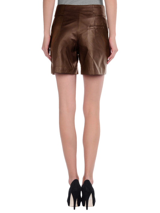 Bold Brusque Leather Shorts - Leatherkin