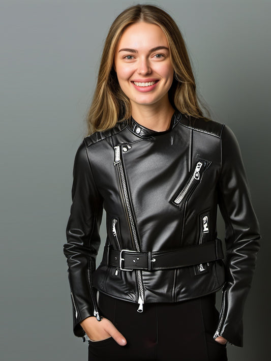 Veste de luxe aux détails audacieux