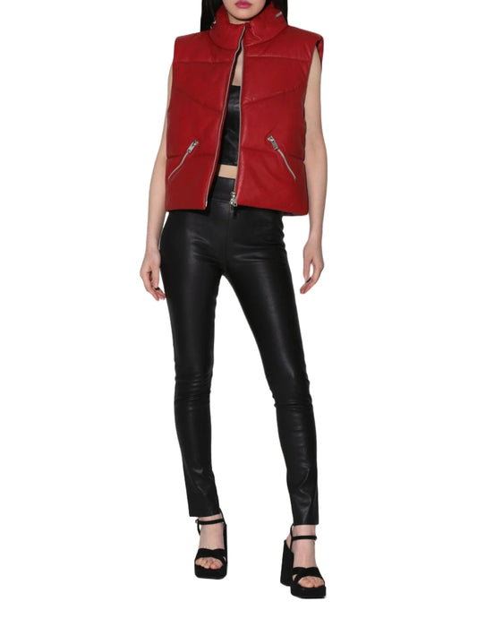 Bold Heritage Luxe Leather Vest - Leatherkin