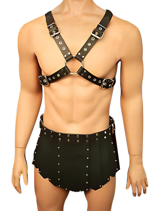 Brawler Inspired Leather Kilt for Men