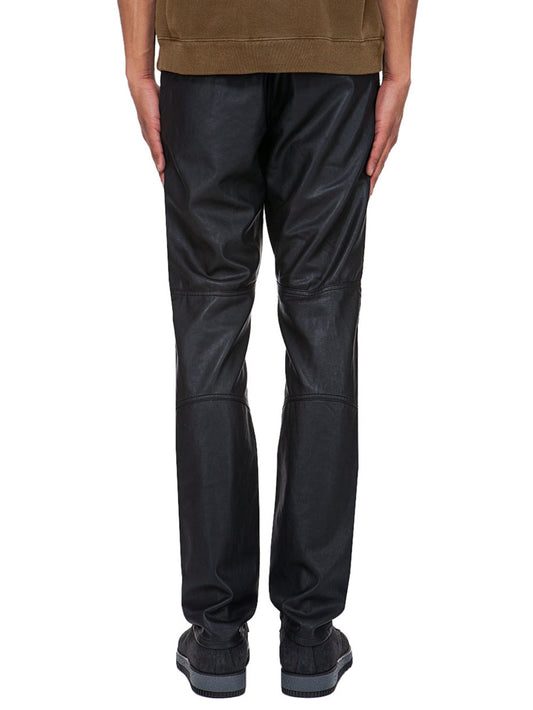 Business Trendy Genuine Leather Pants for Men - Leatherkin