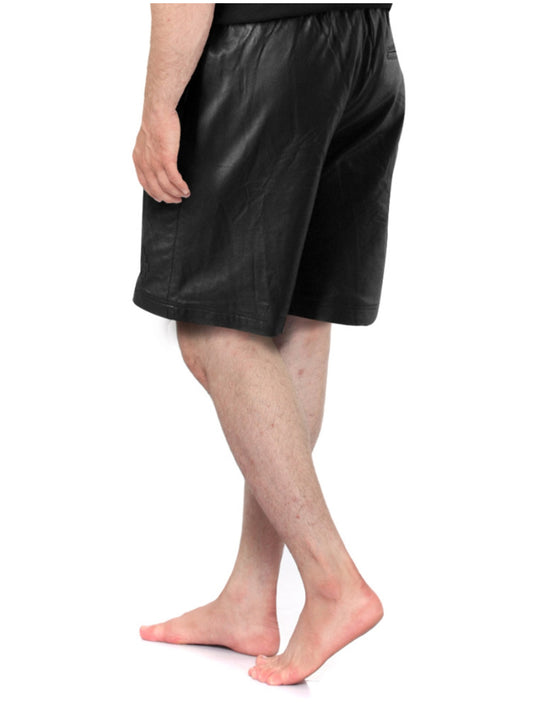 Classy Bermuda Leather Short for Men - Leatherkin