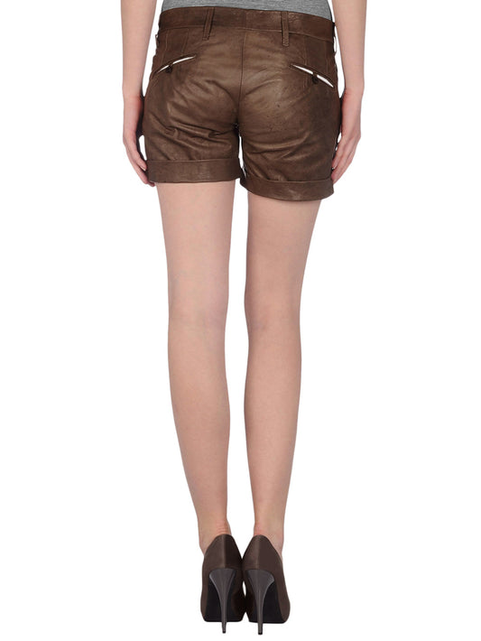 Classy Frisk Leather Shorts - Leatherkin