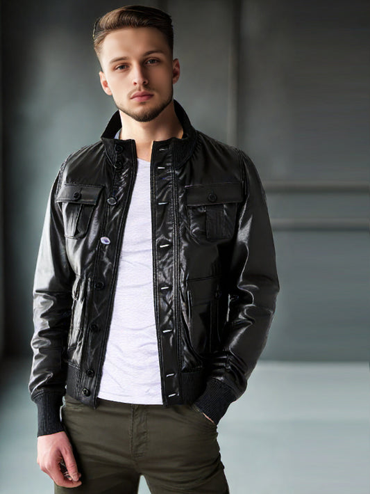 Veste en cuir Cool Charm