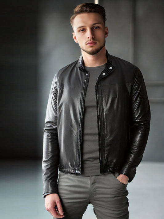 Corporate Luxe Lederjacke