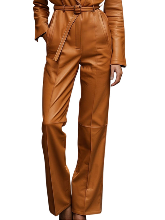Cuir Ascend Vintage Leather Jumpsuit - Leatherkin