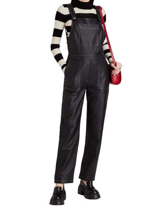 Dagger Arcane Leather Overalls for Women - Leatherkin