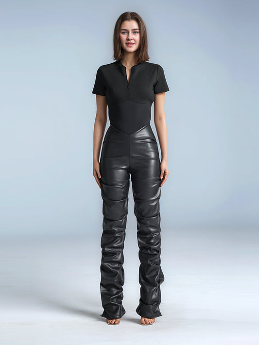 Combinaison t-shirt en cuir Eclipse Elite