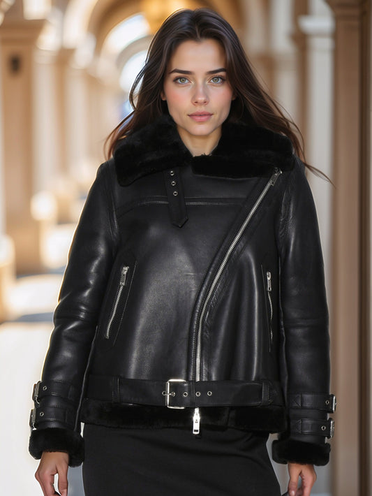 Eternal Edge Klassische Lederjacke