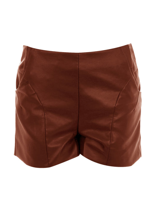 Short en cuir doublé fascinant