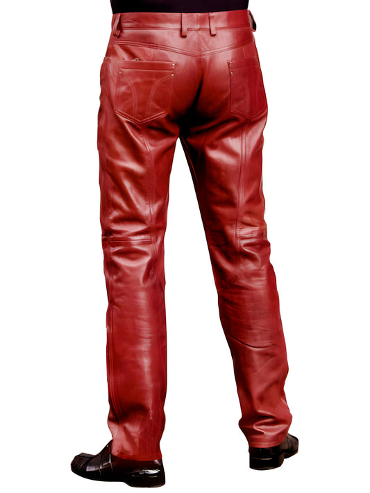 Fashion Forward Genuine Leather Pants for Men - Leatherkin