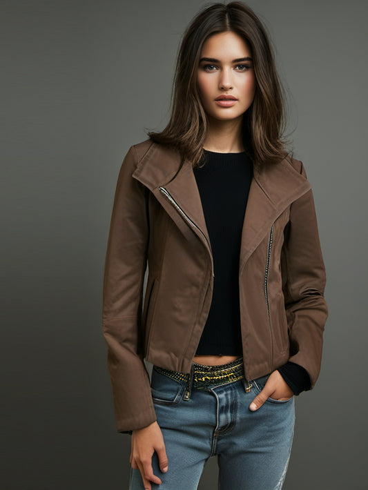 Veste en cuir Glorious Shine