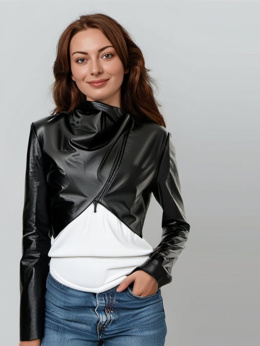 Hippie Kurze Lederjacke