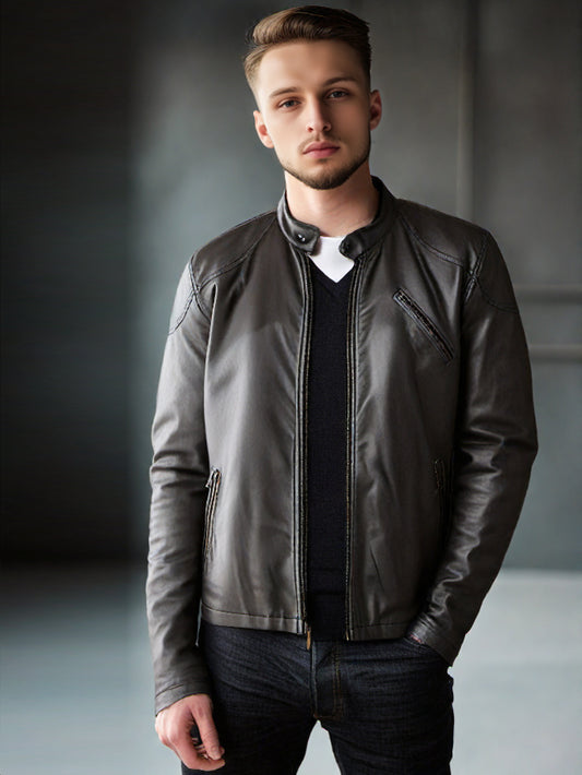 Veste en cuir Macho Flair