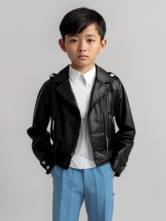 Veste en cuir Napoleonic Luxe pour enfants