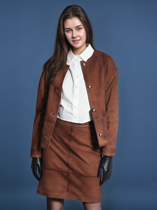 Veste de luxe en peluche élégante