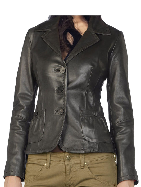 Precision Fit Professional Leather Jacket for Women - Leatherkin
