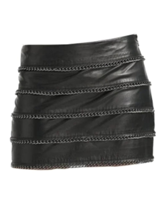 Jupe en cuir Radiant Foxy