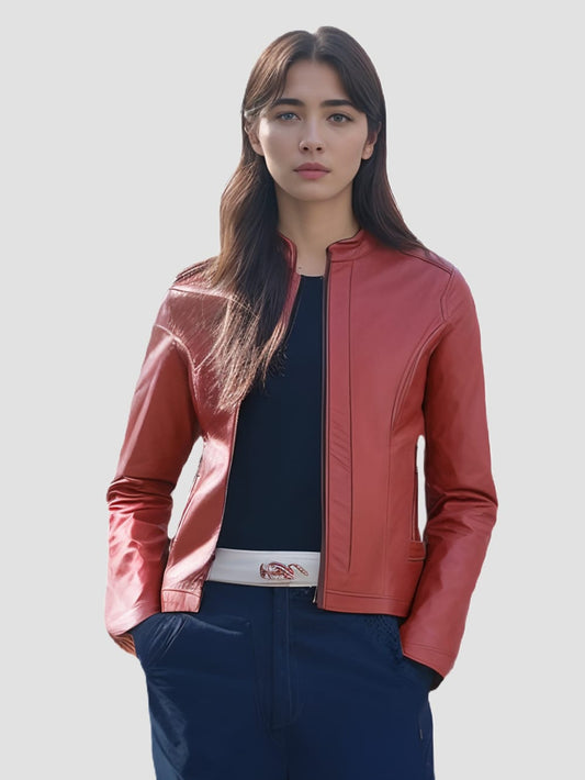 Ritzy Rebel Moto Lederjacke für Mädchen