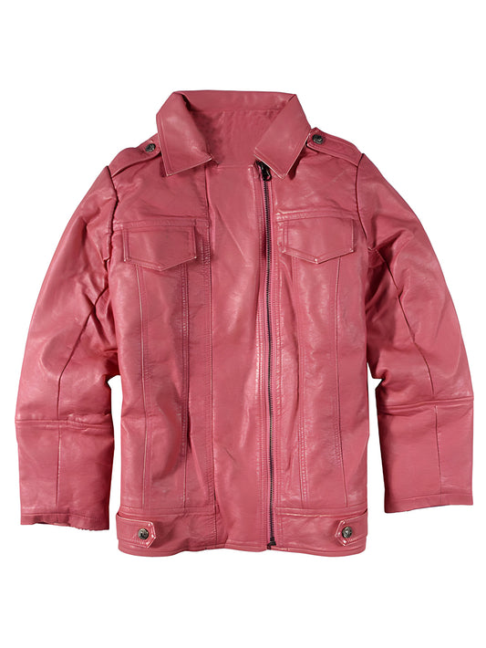 Smart Sophia Leather Jacket for Girls - Leatherkin