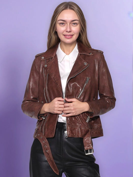 Tailored Aura Leather Heritage Jacket - Leatherkin