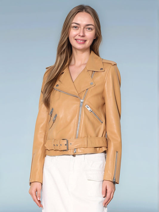 Veste en cuir de luxe sur mesure en velours