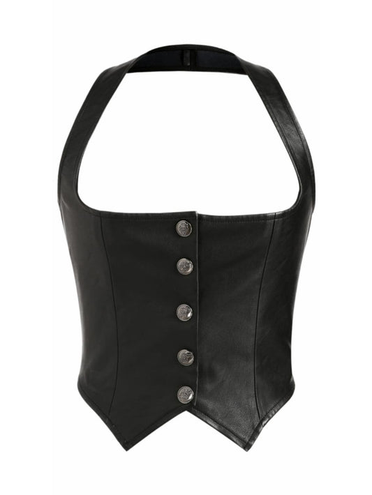 Velvexa Leather Halter for Women - Leatherkin