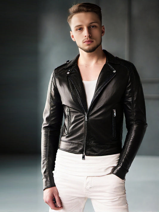 Vielseitige Edge-Lederjacke