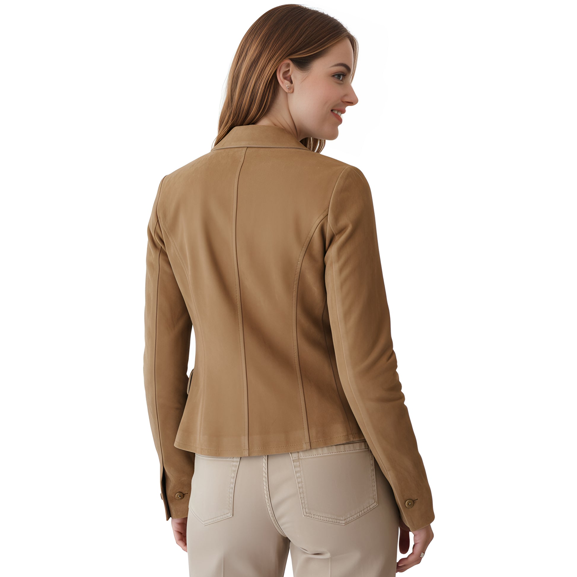 Aventra Shear Suede Leather Overcoat - Leatherkin