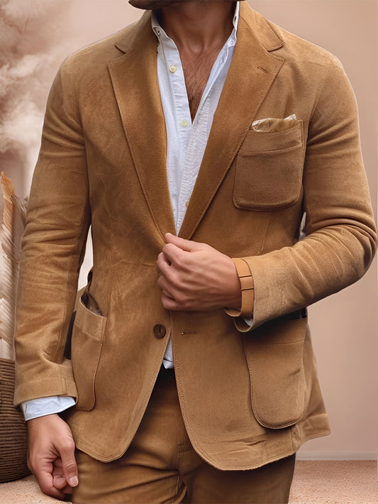 Astrelis Suede Urban Leather Blazer