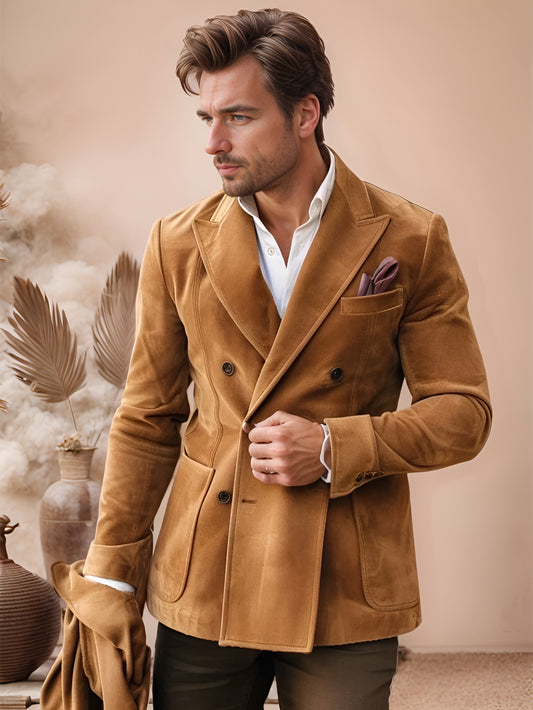 Aventuro Luxe Suede Leather Blazer
