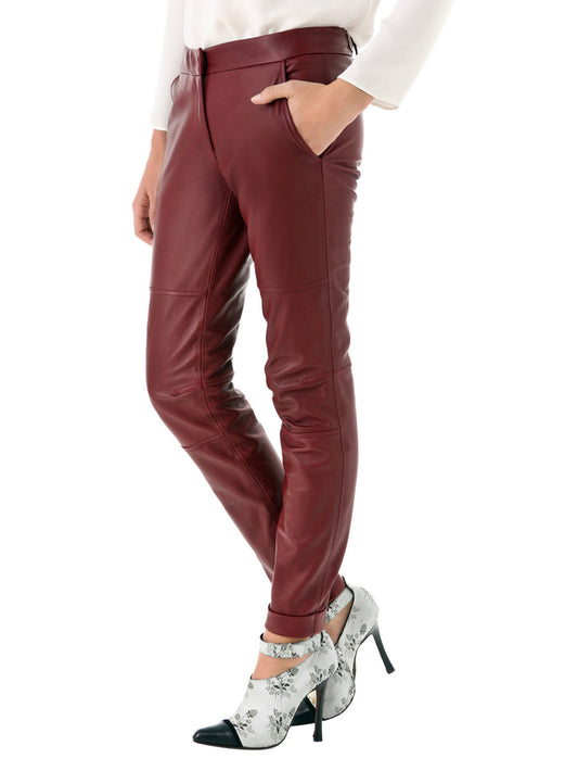 Bold Flashy Leather Pants
