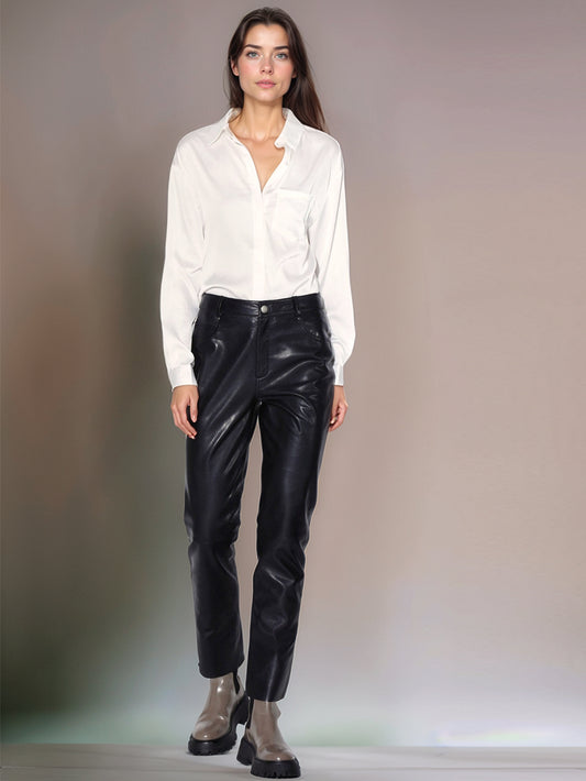 Bold Luxe Leather Pant