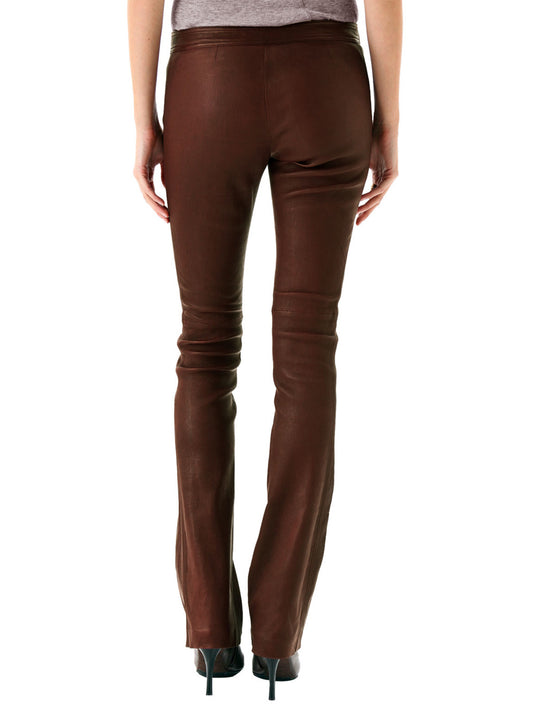 Bootcut Leather Pants for Women
