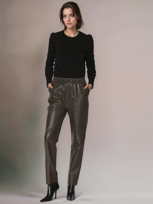 Chic Fit Stretch Leather Pant