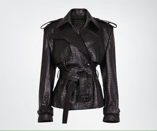 Croc Texture Tailored Jacket