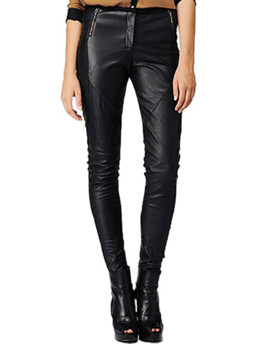 Dainty Designer Leather Pants