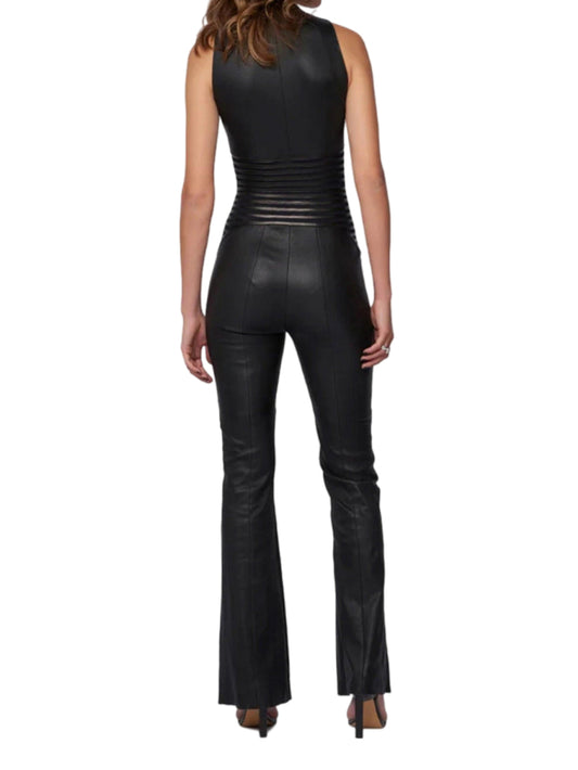 Dystopian Authority Leather Jumpsuit