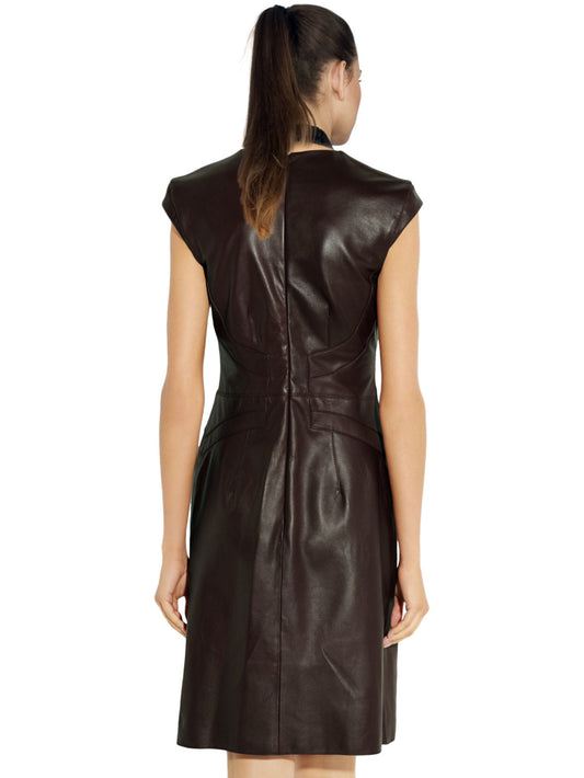 Elegant Hot Leather Dress