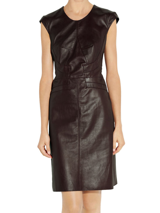 Elegant Hot Leather Dress