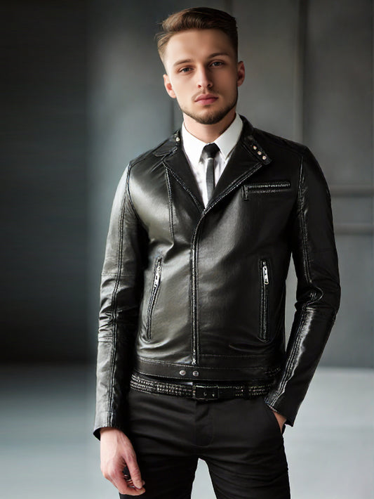 Fine Finish Modern Leather Jacket