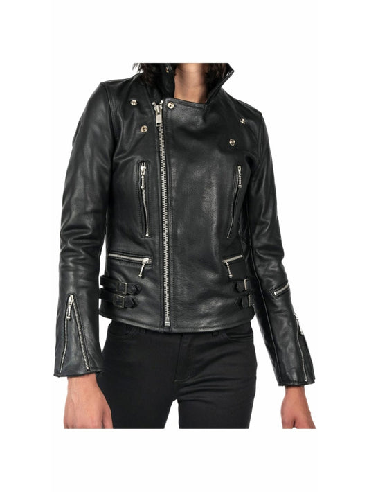 Veste en cuir tendance Grace Fit