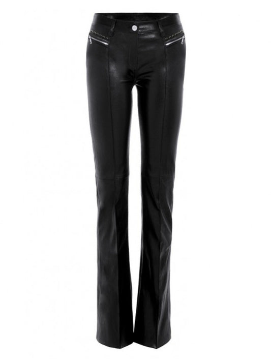 Halloween Bootcut Leather Pants