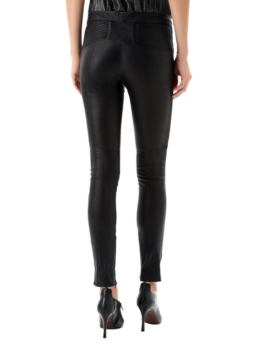 Skinny-Hose aus Lammleder